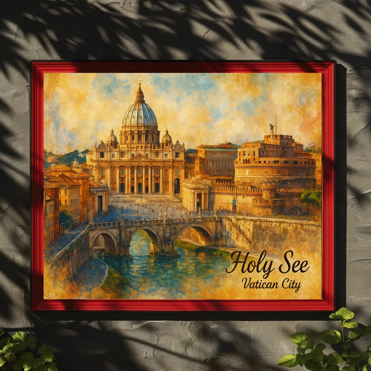 Holy See Vatican City Travel Photography Realism Poster