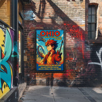 Ohio Where Legends Take Flight Poster