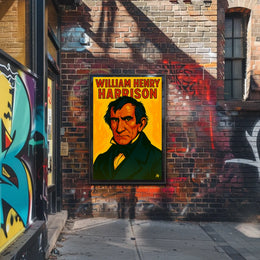 William Henry Harrison Scenic Wanderlust Poster