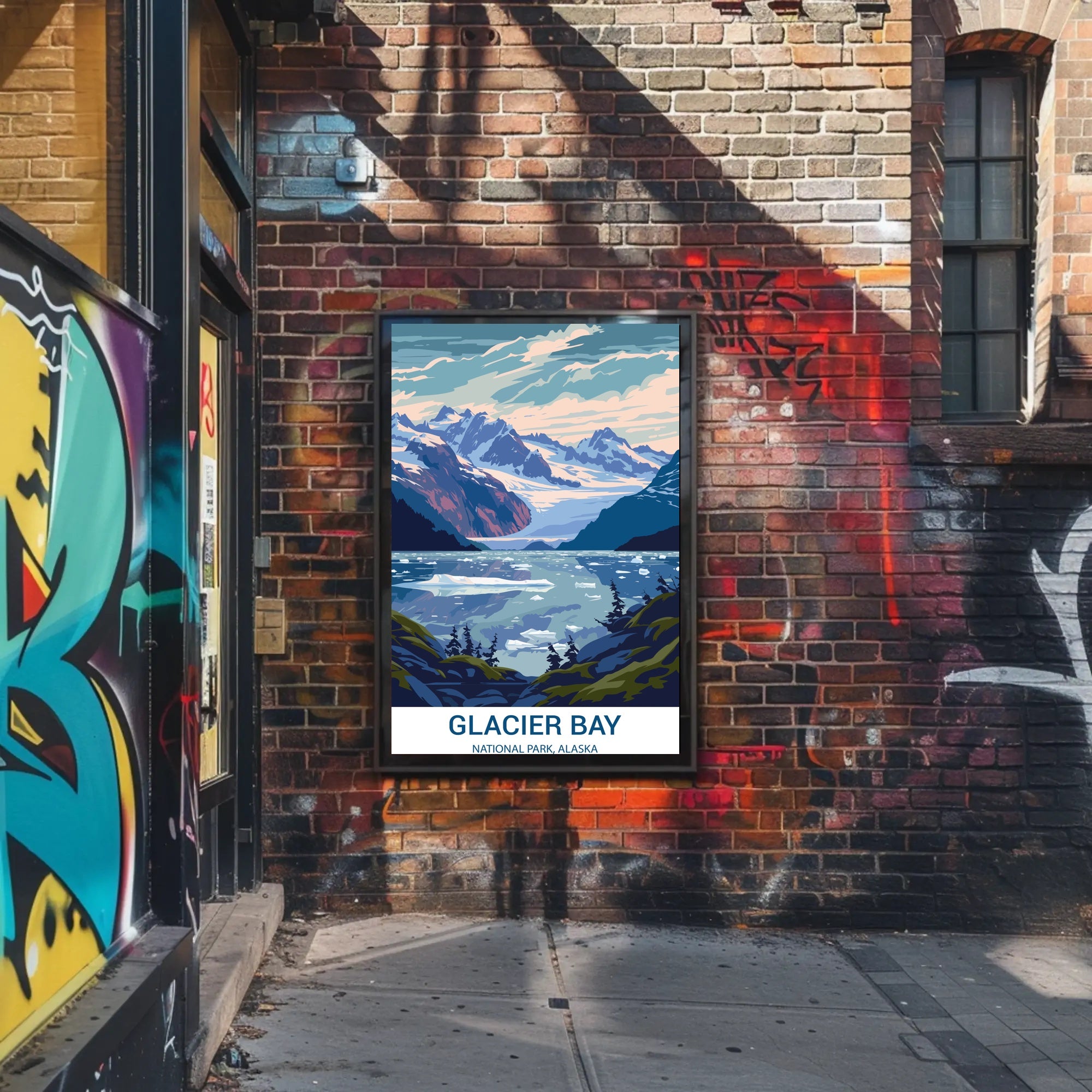 Glacier Bay Serenity National Park Poster