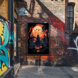 Haunted Mansion Under The Blood Moon Poster