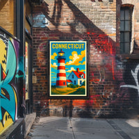Connecticut Lighthouse Poster