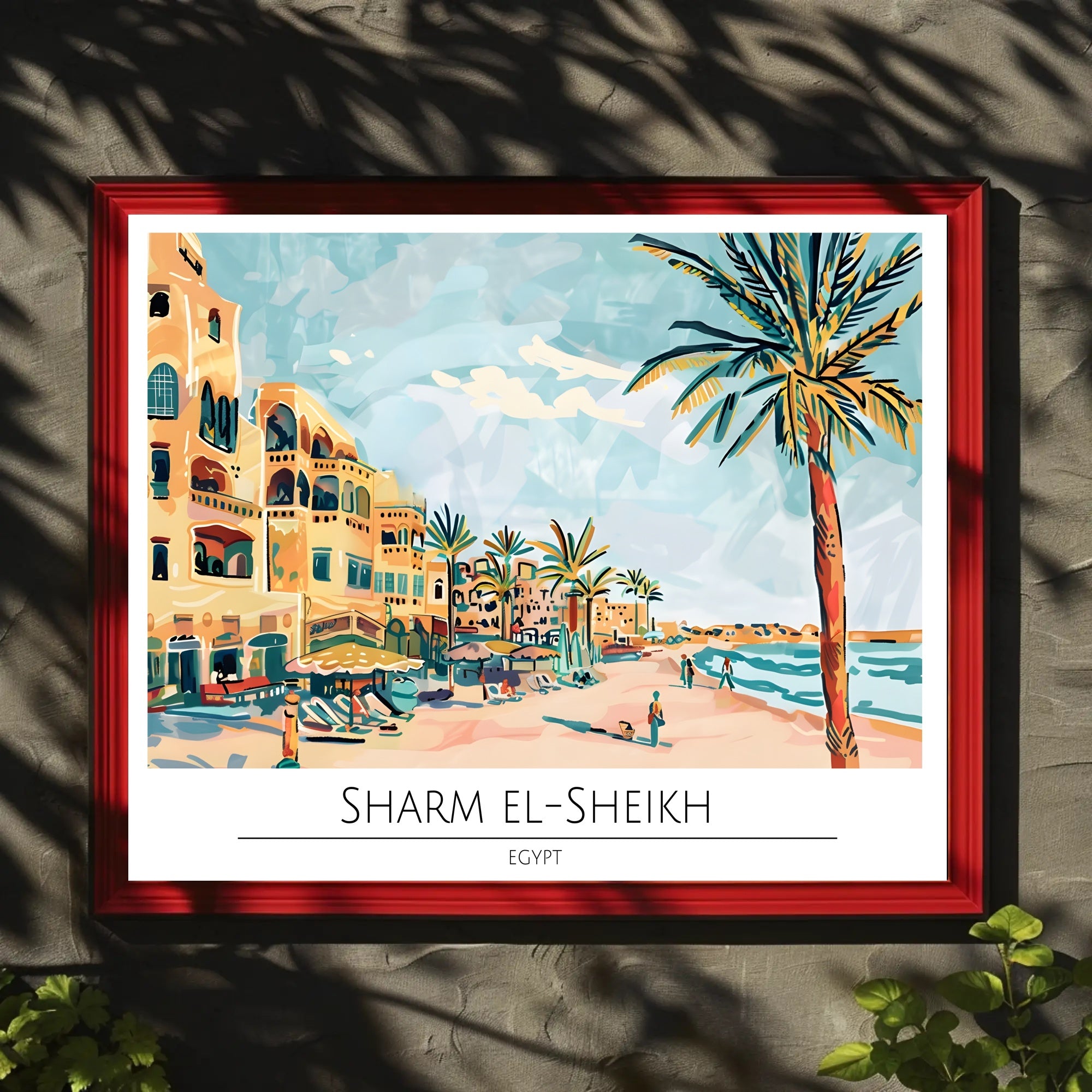 Vibrant Shores of Sharm El-Sheikh Poster PosterGoat