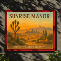 Sunrise Manor Scenic Serenity Travel Poster
