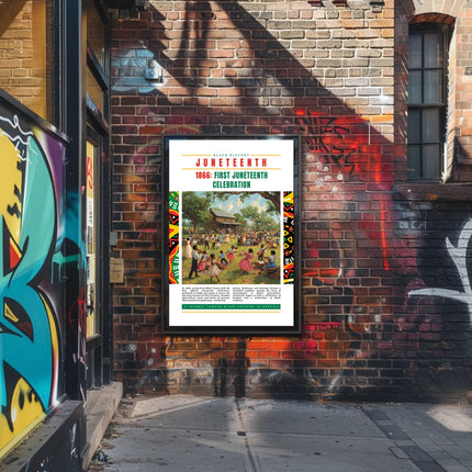 Juneteenth Celebration: A Cultural or Heritage Poster