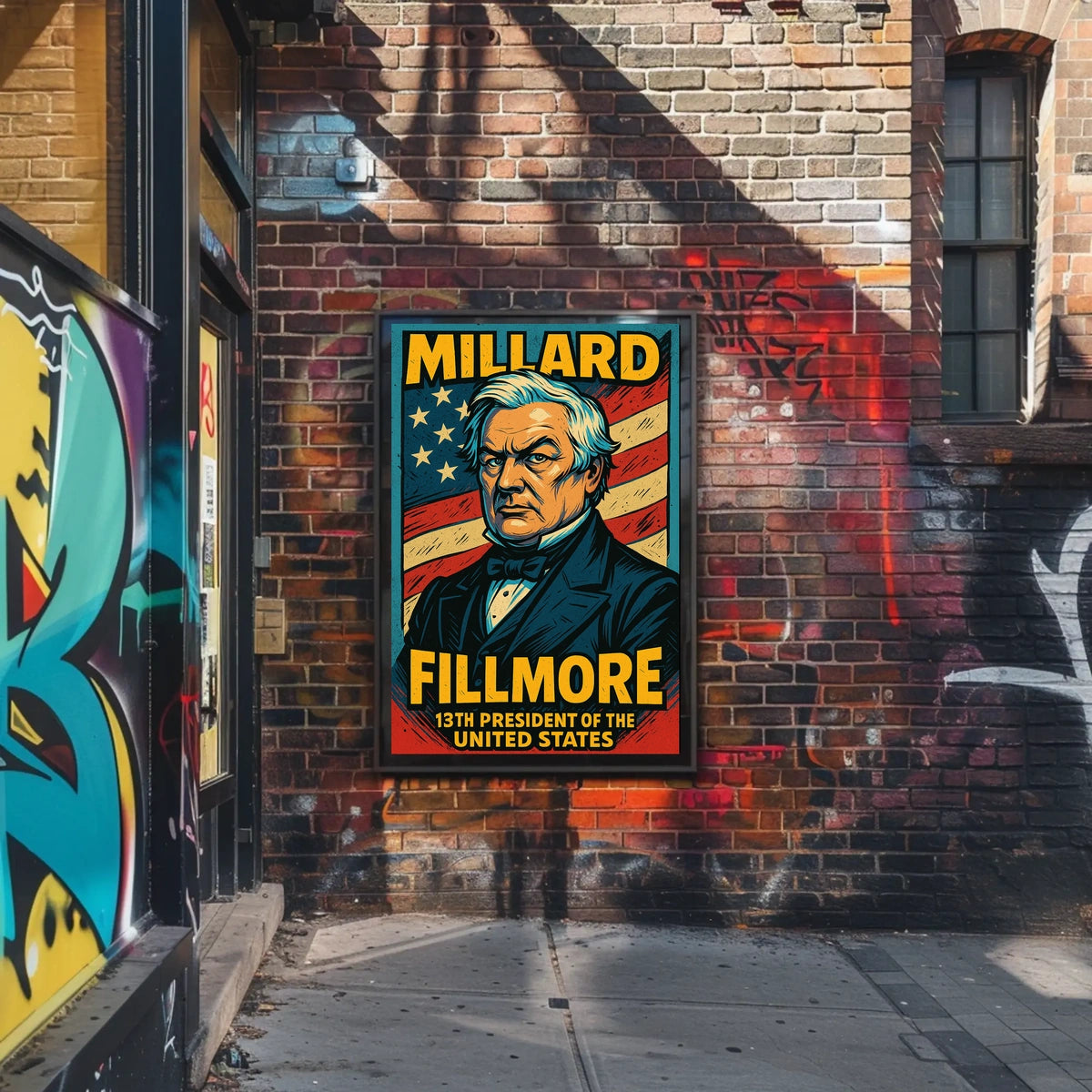 Millard Fillmore 13Th President Poster Vintage Wall Art