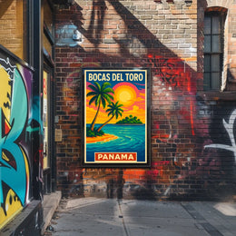 Bocas Del Toro Tropical Paradise Poster