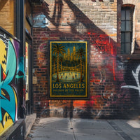 Los Angeles Holiday By The Palms Poster