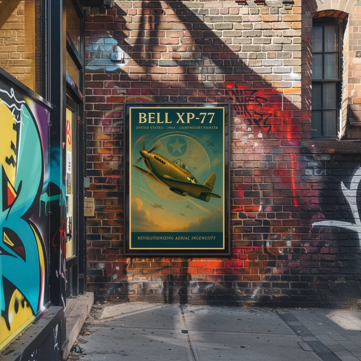 Bell XP-77 Lightweight Fighter Poster