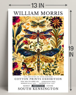 William Morris Inspired Exhibition Art Nouveau Poster