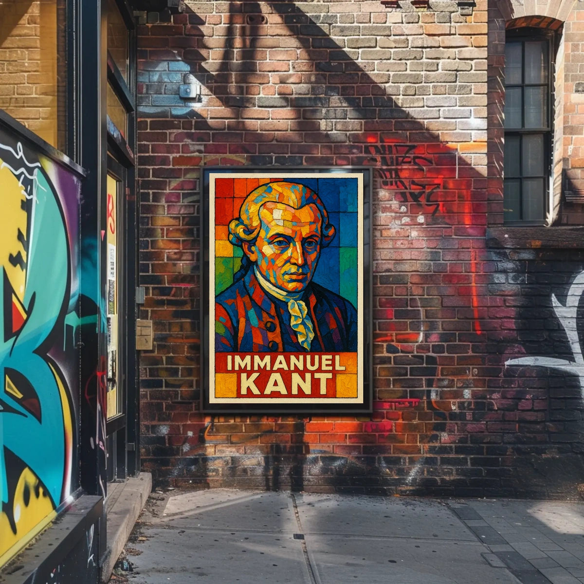 Immanuel Kant Philosophical Icon Poster