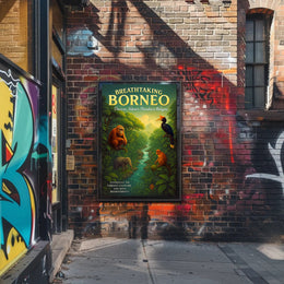 Breathtaking Borneo Poster