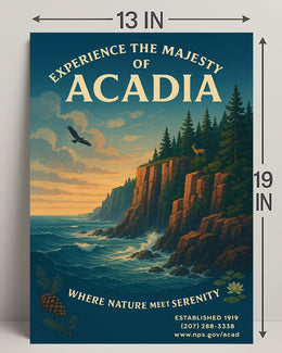 Experience the Majesty of Acadia Poster PosterGoat