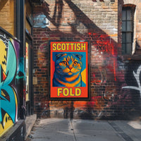 Scottish Fold Cat Poster