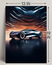 Futuristic Elegance Poster