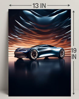 Futuristic Elegance Poster