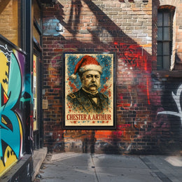 Chester A. Arthur 21st President of the United States Christmas SeriesPoster