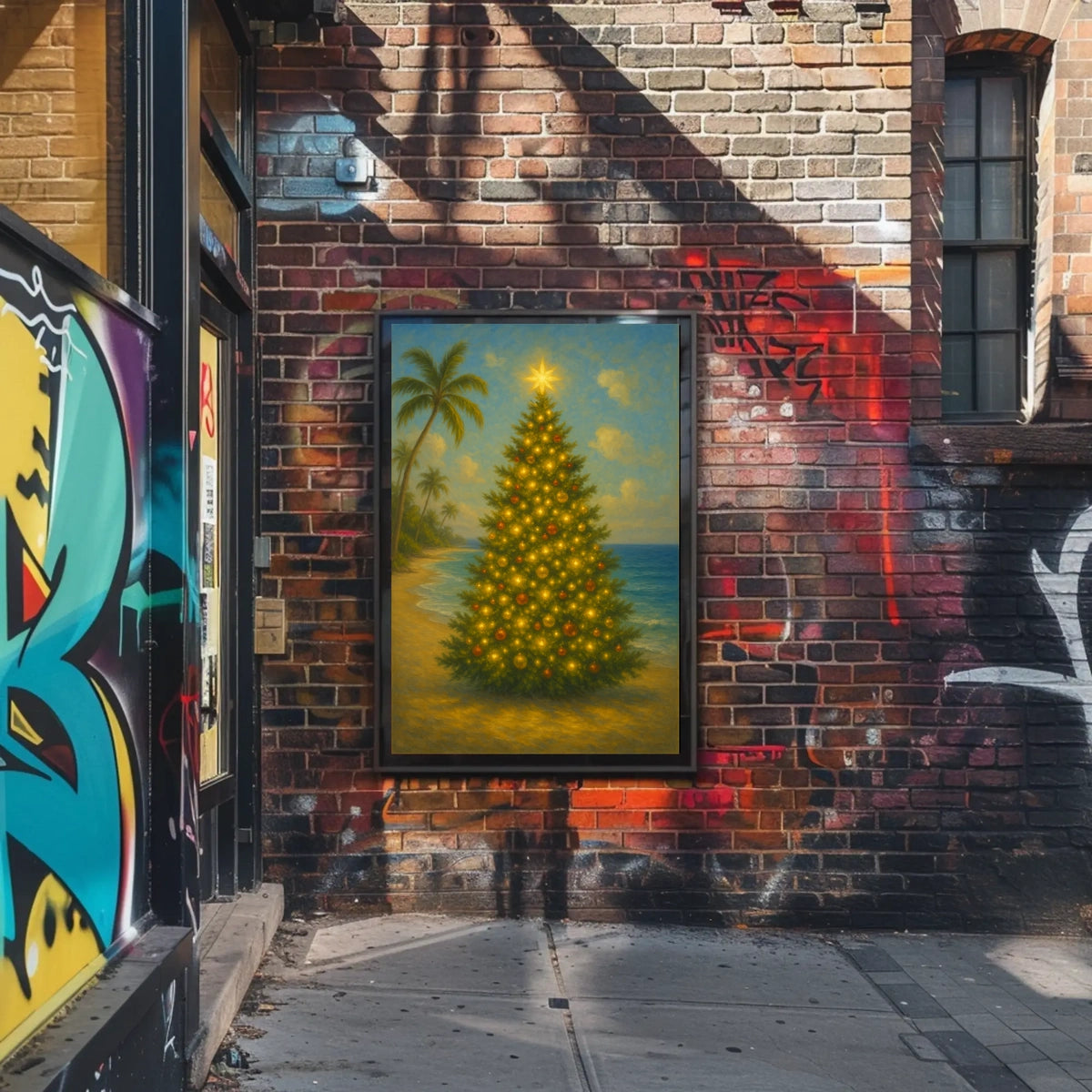 Tropical Christmas Poster
