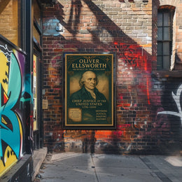 Oliver Ellsworth Architect of the Judiciary Poster