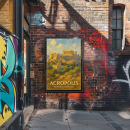 Acropolis of Athens Poster