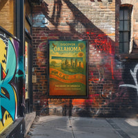 Discover Oklahoma Wall Art Print Decor PosterGoat