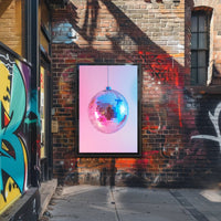 Disco Ball Extravaganza: Retro Nightlife Music or Concert Poster PosterGoat