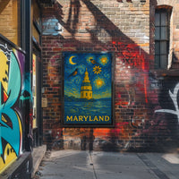Maryland State House Van Gogh Artistic Heritage Poster