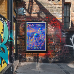 Santorini, Greece Poster
