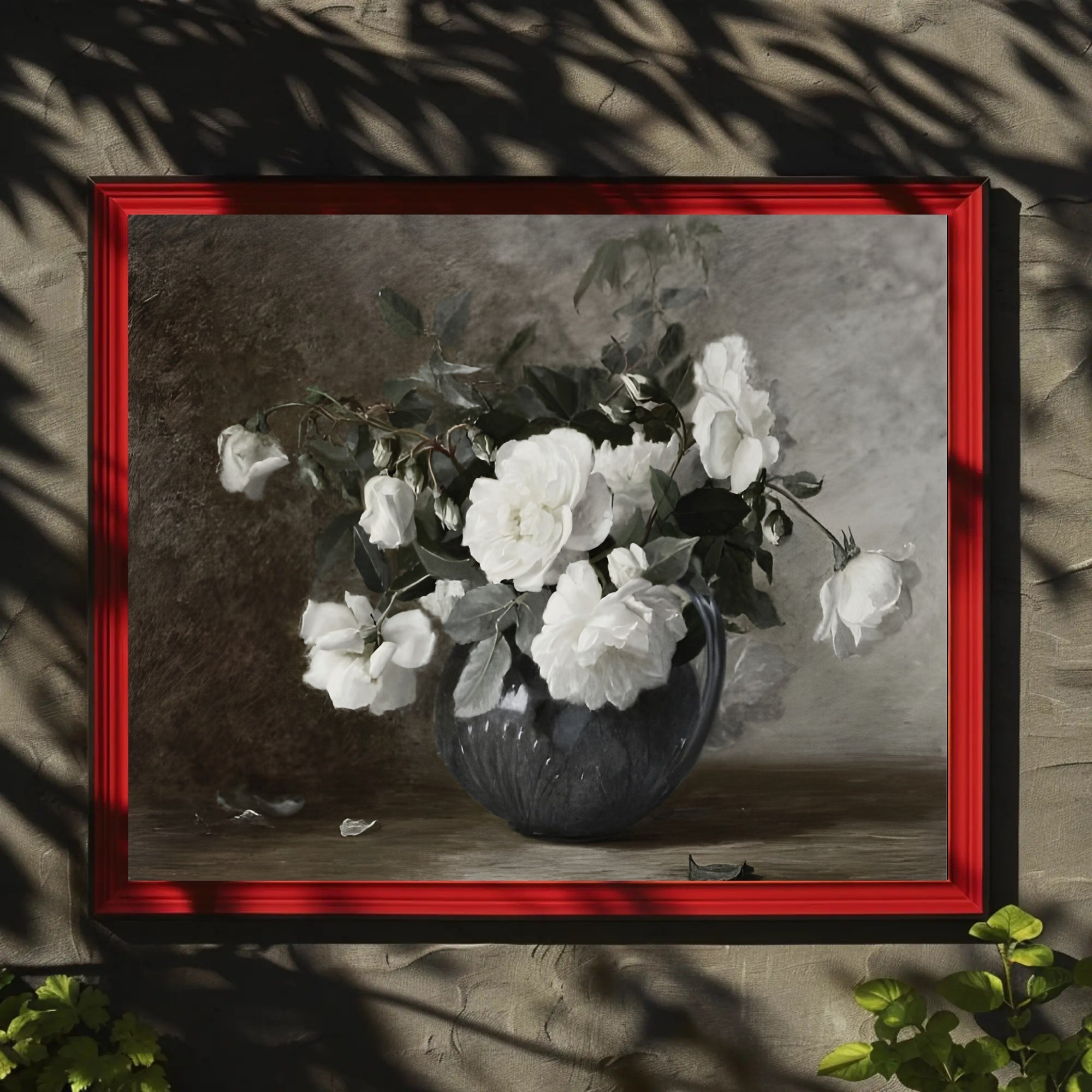 Elegant Floral Still Life Poster