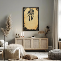 The Grim Reach Artistic Skeleton Poster