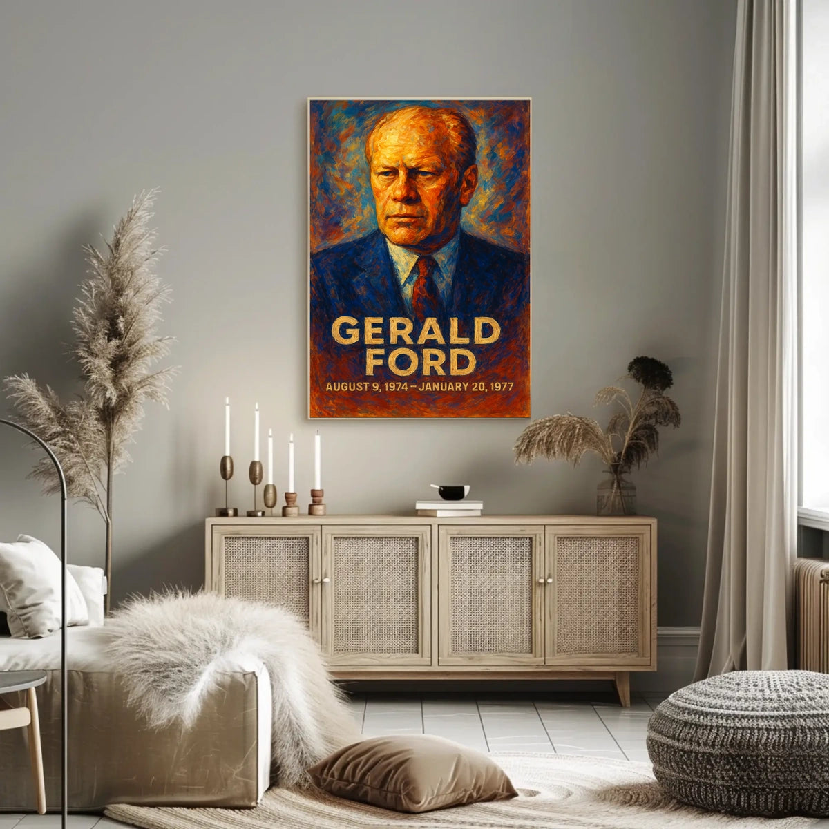 Gerald Ford Presidential Portrait Poster