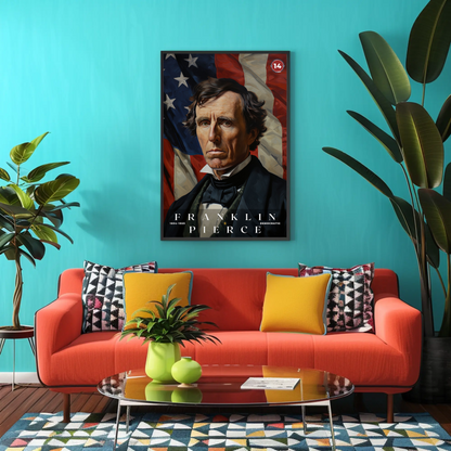 Franklin Pierce 14th President Of The United States Portrait