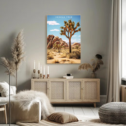 Joshua Tree National Park Scenic Travel Poster