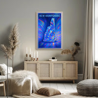 New Hampshire In Vivid Colors Poster