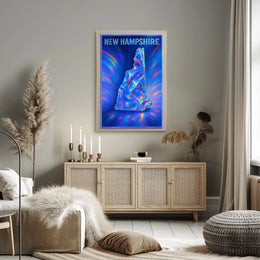 New Hampshire In Vivid Colors Poster