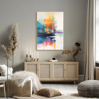 Modern European Financial Equation Art Poster