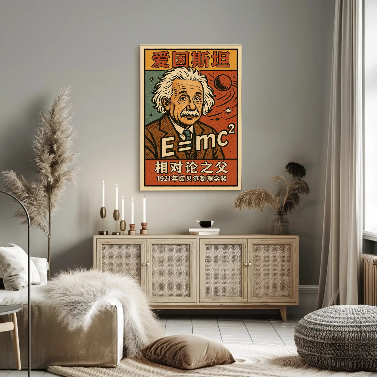 Einstein Relativity Vintage Science Lover Poster