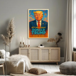 Trump Vision Triumph Patriotic Pop Art Poster