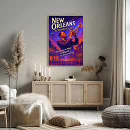New Orleans The Heartbeat of Jazz Poster PosterGoat