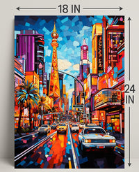 Vibrant Cityscape Poster