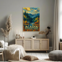 Acadia National Park Wanderlust Home Decor Poster