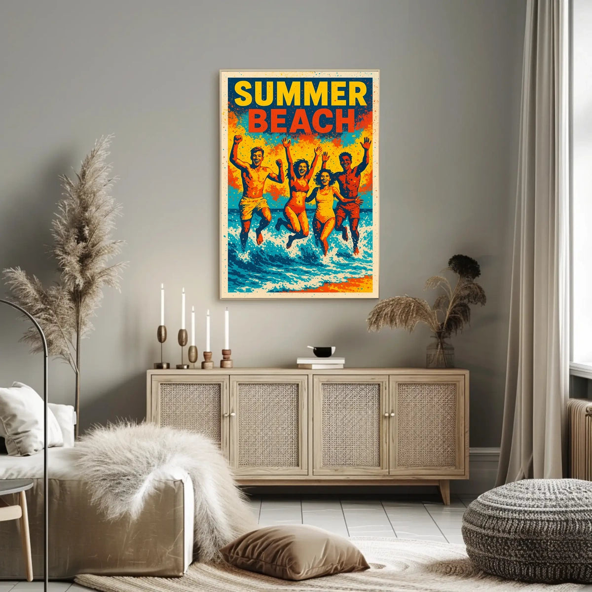 Summer Beach Vibes Poster