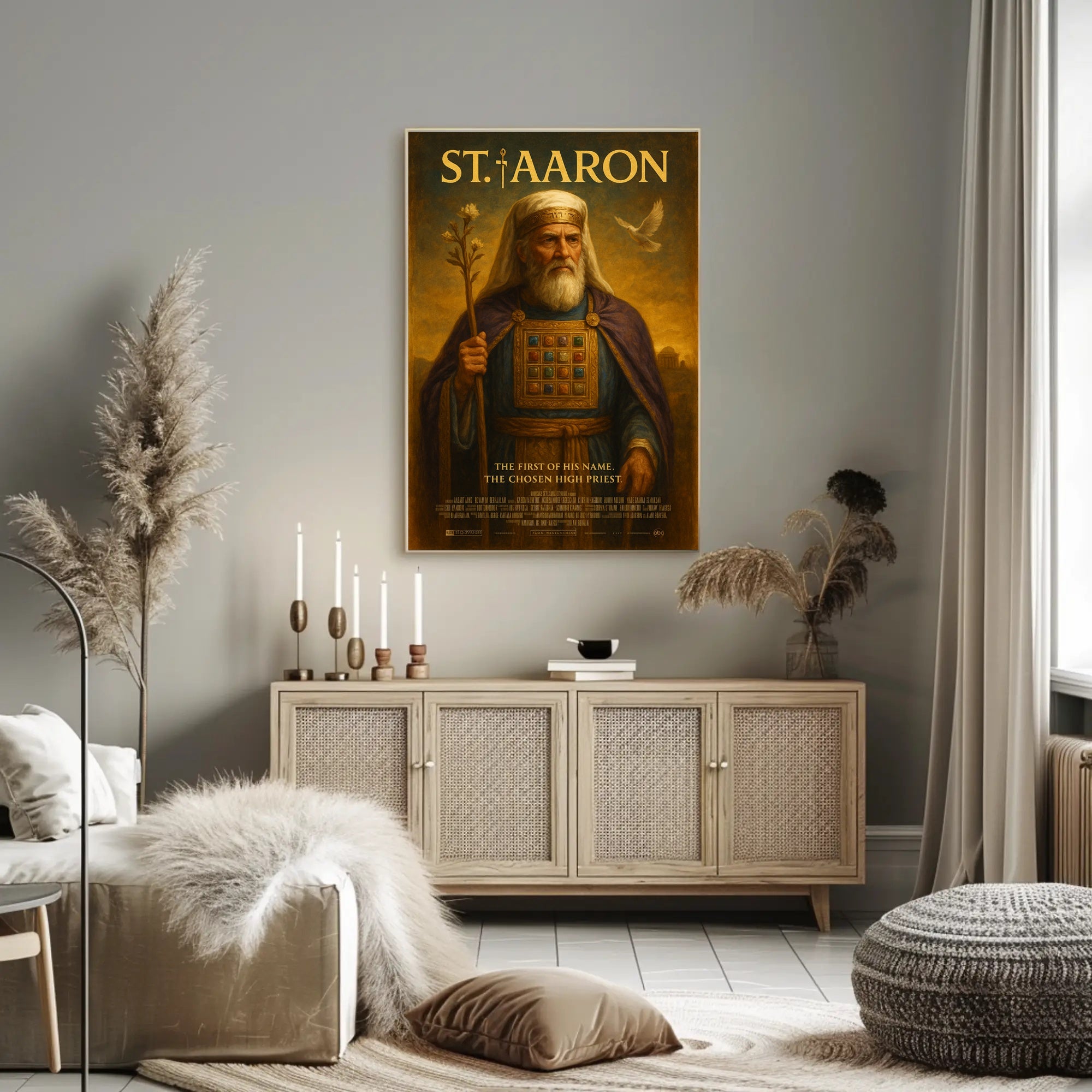 St. Aaron The Chosen High Priest Poster PosterGoat
