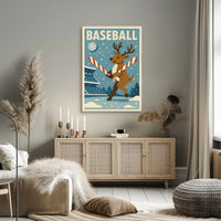 Winter Wonderland Baseball Poster