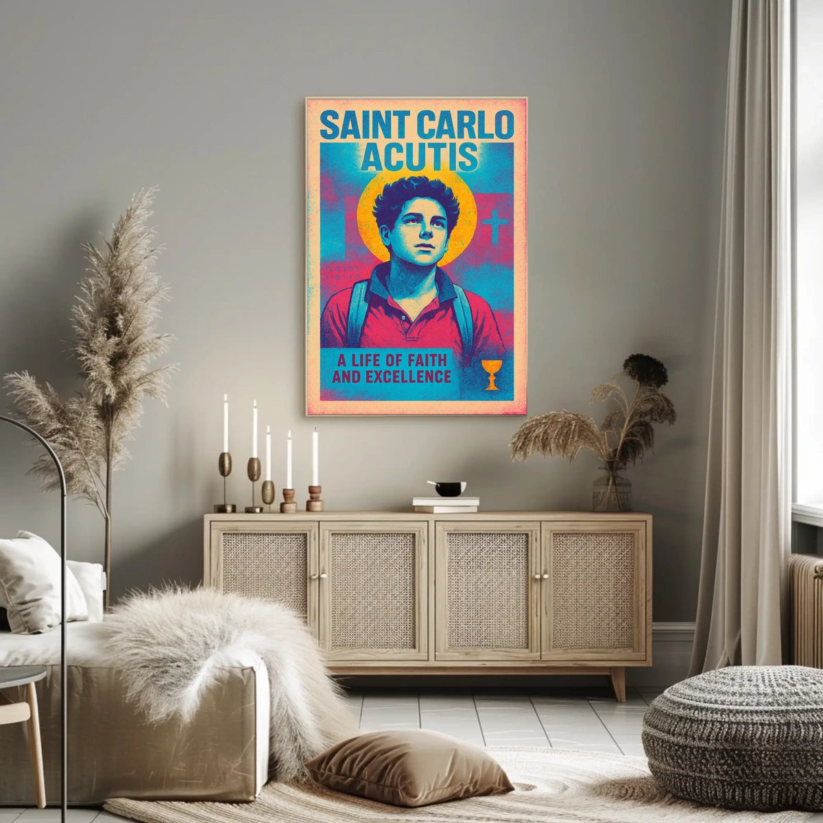 Saint Carlo Acutis A Life Of Faith And Poster