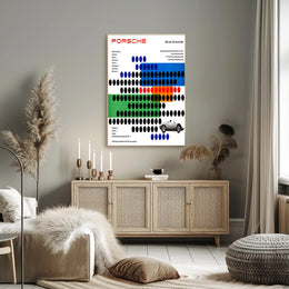 Porsche Racing Achievements 1960 Poster