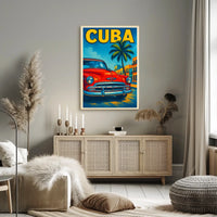 Vintage Cuba Travel Vintage Poster