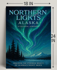 Northern Lights Alaska Poster PosterGoat