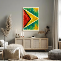 Abstract National Colors Poster