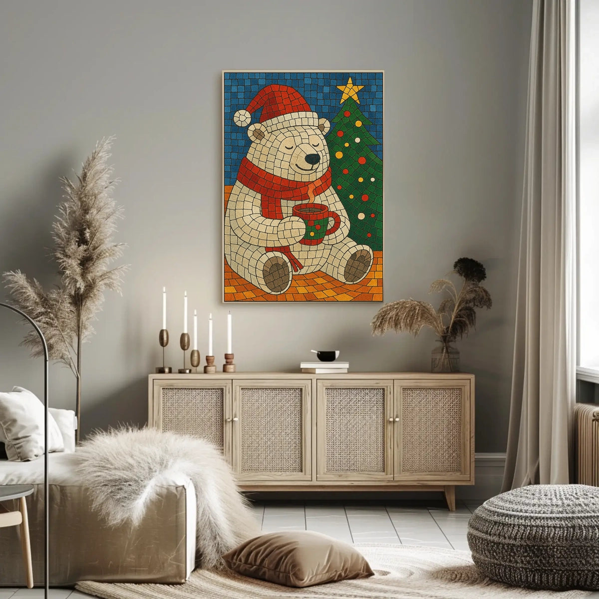 Polar Bear North Pole Poster